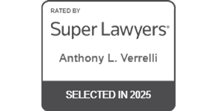 Rated by Super Lawyers, Anthony L. Verrelli, Selected in 2025